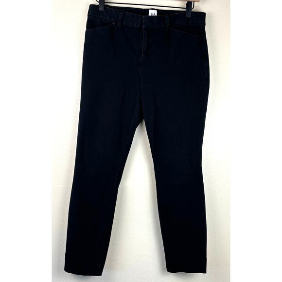 GAP Signature Skinny Ankle Pants Women's Size 8 in Black - Picture 1 of 7